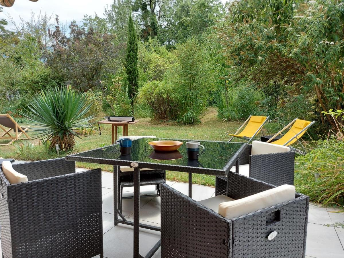 סנט-ז'וריו Centre St Jorioz : Charmant Et Spacieux Studio Avec Terrasse Et Jardin Privatif מראה חיצוני תמונה